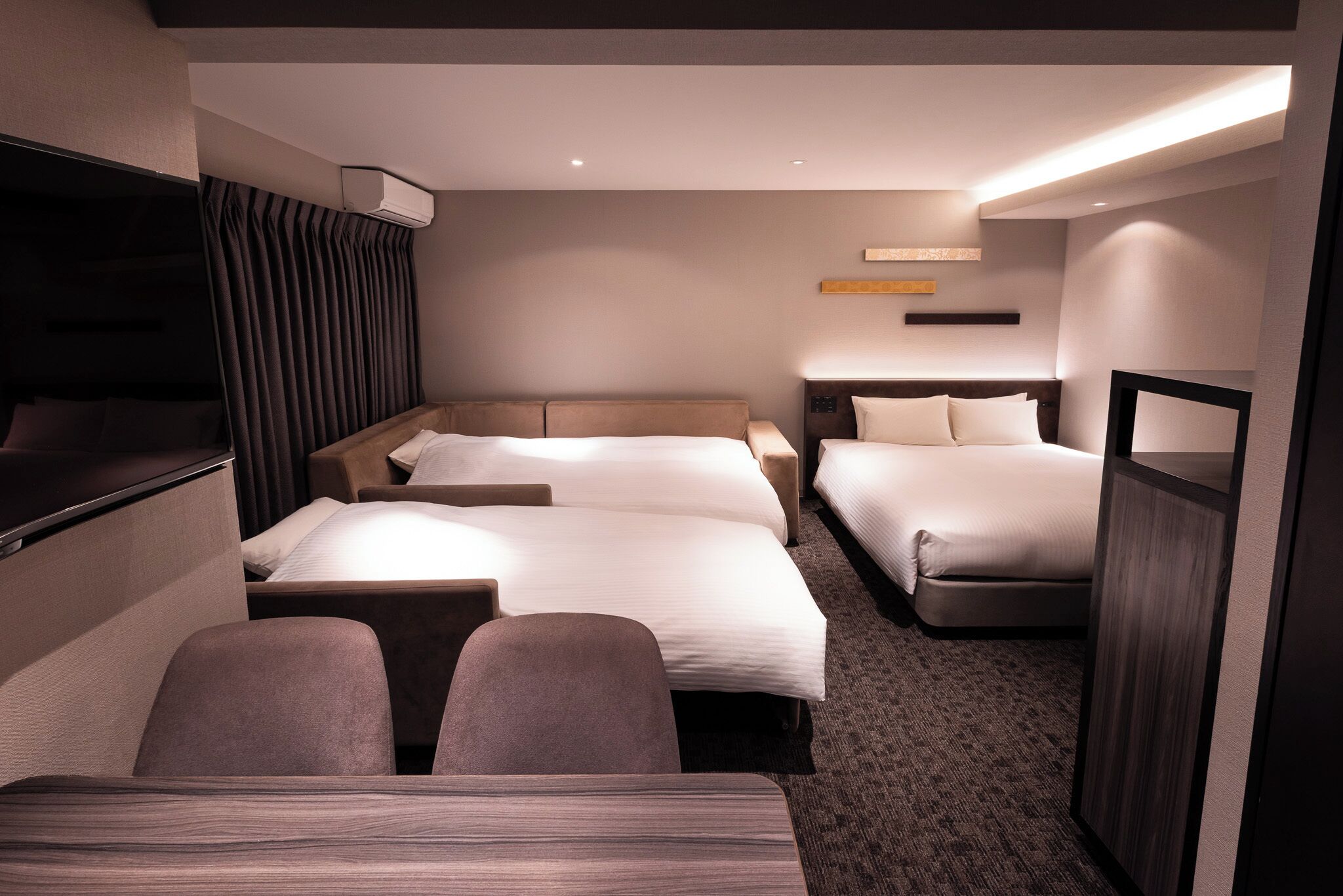 패밀리 더블룸, 금연 (Queen size bed) | 객실 내 금고, 다리미/다리미판