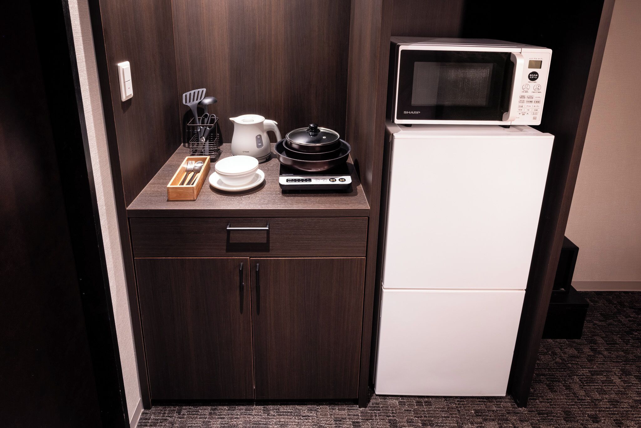 쿼드룸, 금연 (Bunk bed) | 전용 주방 | 냉장고, 전자레인지, 전기 주전자