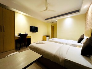 Rom – deluxe, 1 soverom | 1 soverom, sengetøy i egyptisk bomull og sengetøy av topp kvalitet