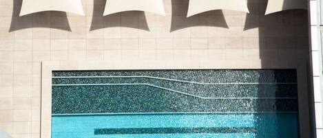 Indoor pool, outdoor pool