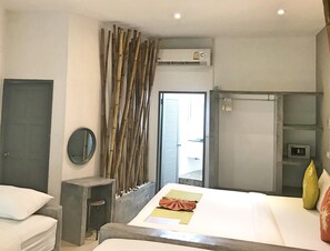 Ropa de cama hipoalergénica y minibar 