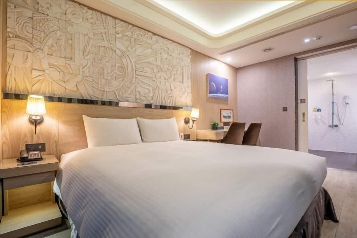 1 개의 침실, 객실 내 금고, 책상, 암막 커튼