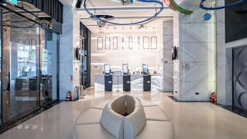 Zona de estar del vestíbulo