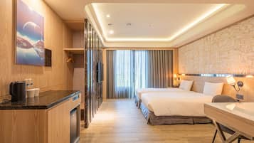 Phòng 2 giường đơn phong cách cổ điển | 1 phòng ngủ, két bảo mật tại phòng, bàn, màn/rèm cản sáng