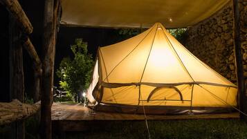 Tenda Deluxe, vista mare