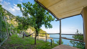 Economy Tent, Sea View | Terrace/patio