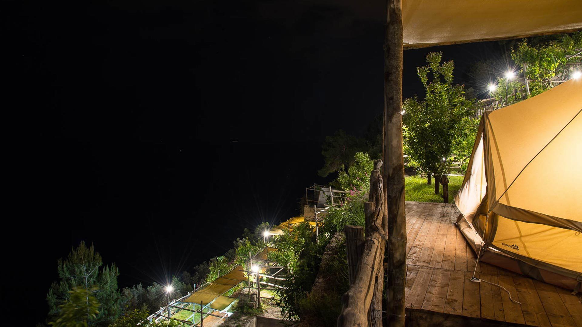 Tenda Deluxe, vista mare | Terrazza/patio
