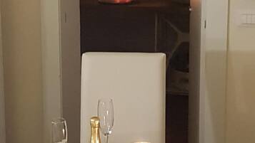 Fridge, electric kettle