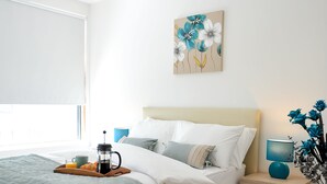 Apartment, Private Bathroom | Egyptian cotton sheets, premium bedding, Tempur-Pedic beds - Select Serviced Accommodation - City Tower (Reading)