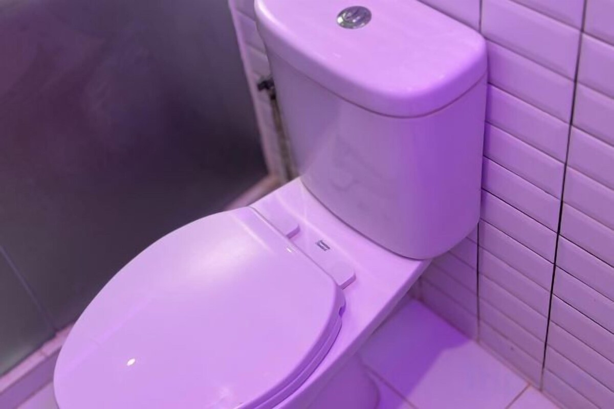 Bathroom | Shower, rainfall showerhead, free toiletries, slippers