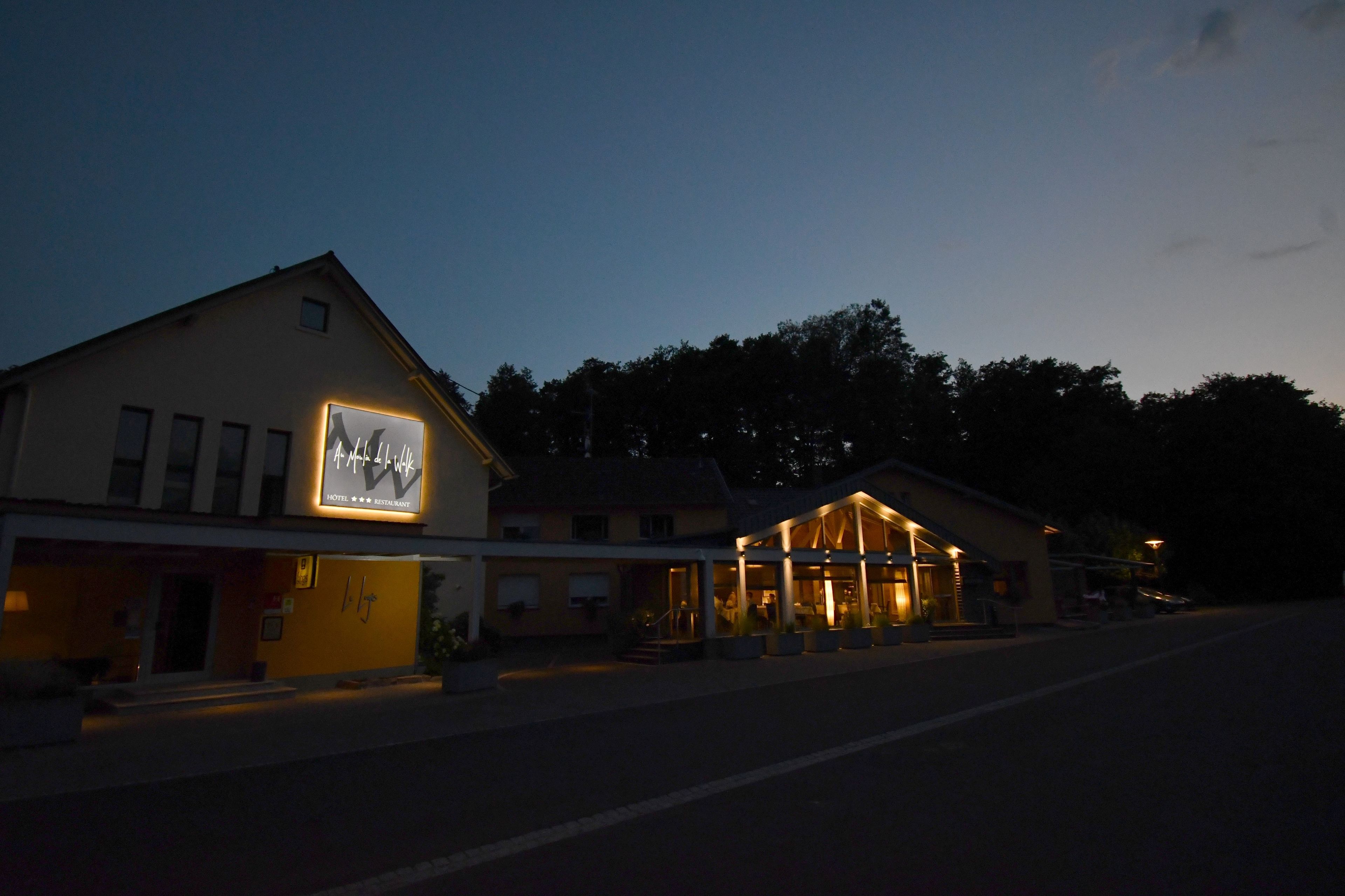 front of property – evening/night