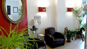 Sala de estar en el lobby