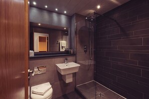 Deluxe Double or Twin Room | Bathroom | Free toiletries, hair dryer, towels, shampoo