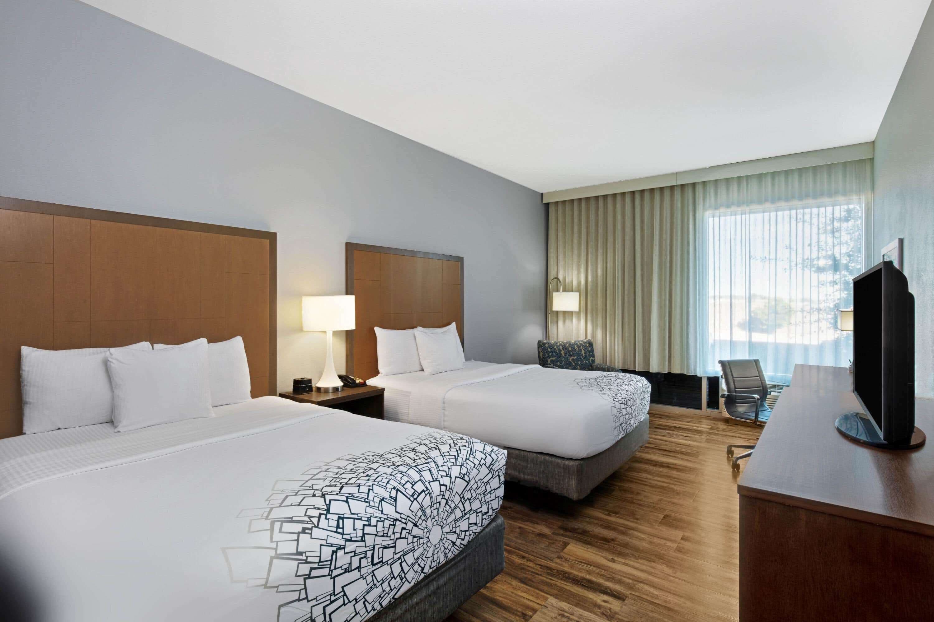 room, 2 queen beds, accessible, mountain view (mobility accessible) | premium bedding, desk, iron/ironing board, free cots/infant beds