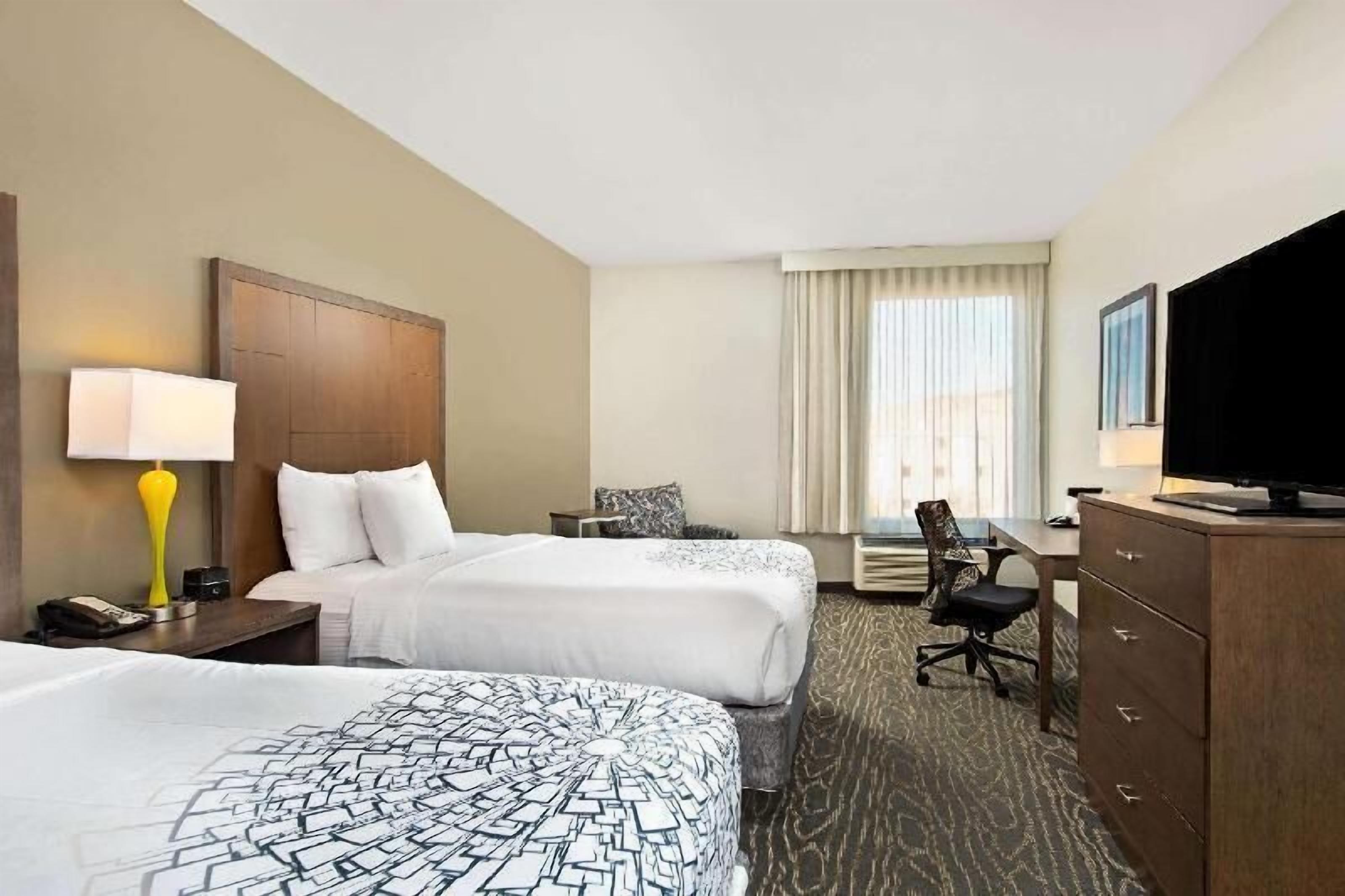 Premium bedding, pillowtop beds, in-room safe, desk