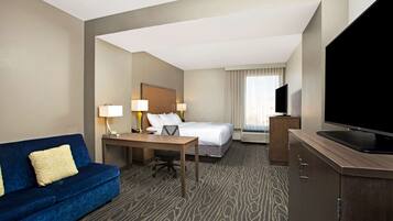 Premium bedding, pillow-top beds, in-room safe, desk