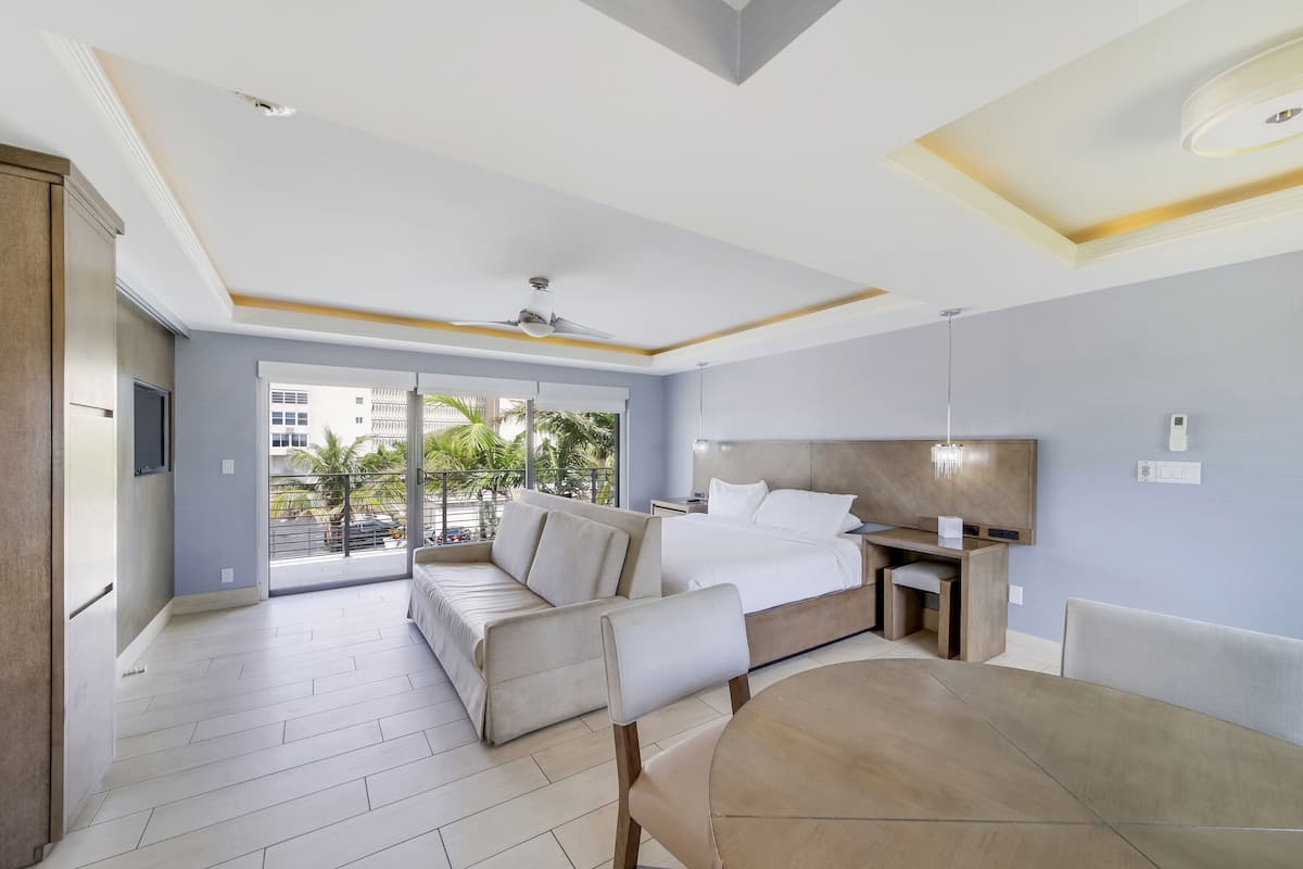 Family Suite, 1 Bedroom, Private Bathroom, Ocean View (Self check-in) | Premium bedding, in-room safe, blackout drapes, iron/ironing board