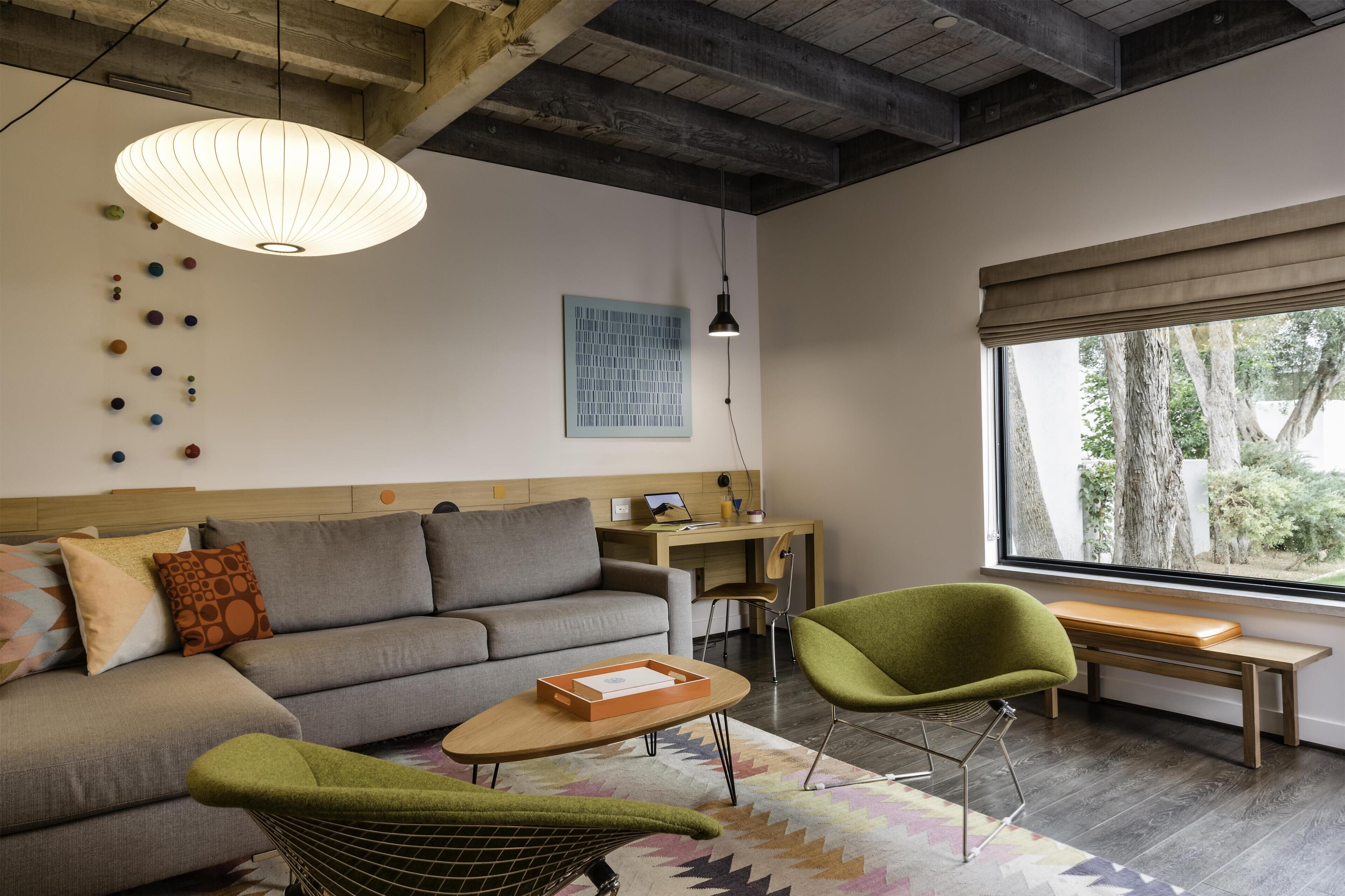 Hypo-allergenic bedding, down comforters, free minibar items