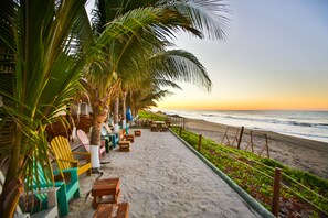 Blick von der Unterkunft