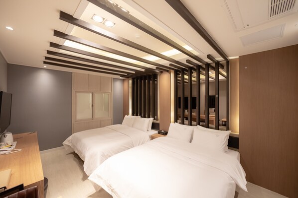 Family Twin Room | Free WiFi - Hotel Lin (Busan)