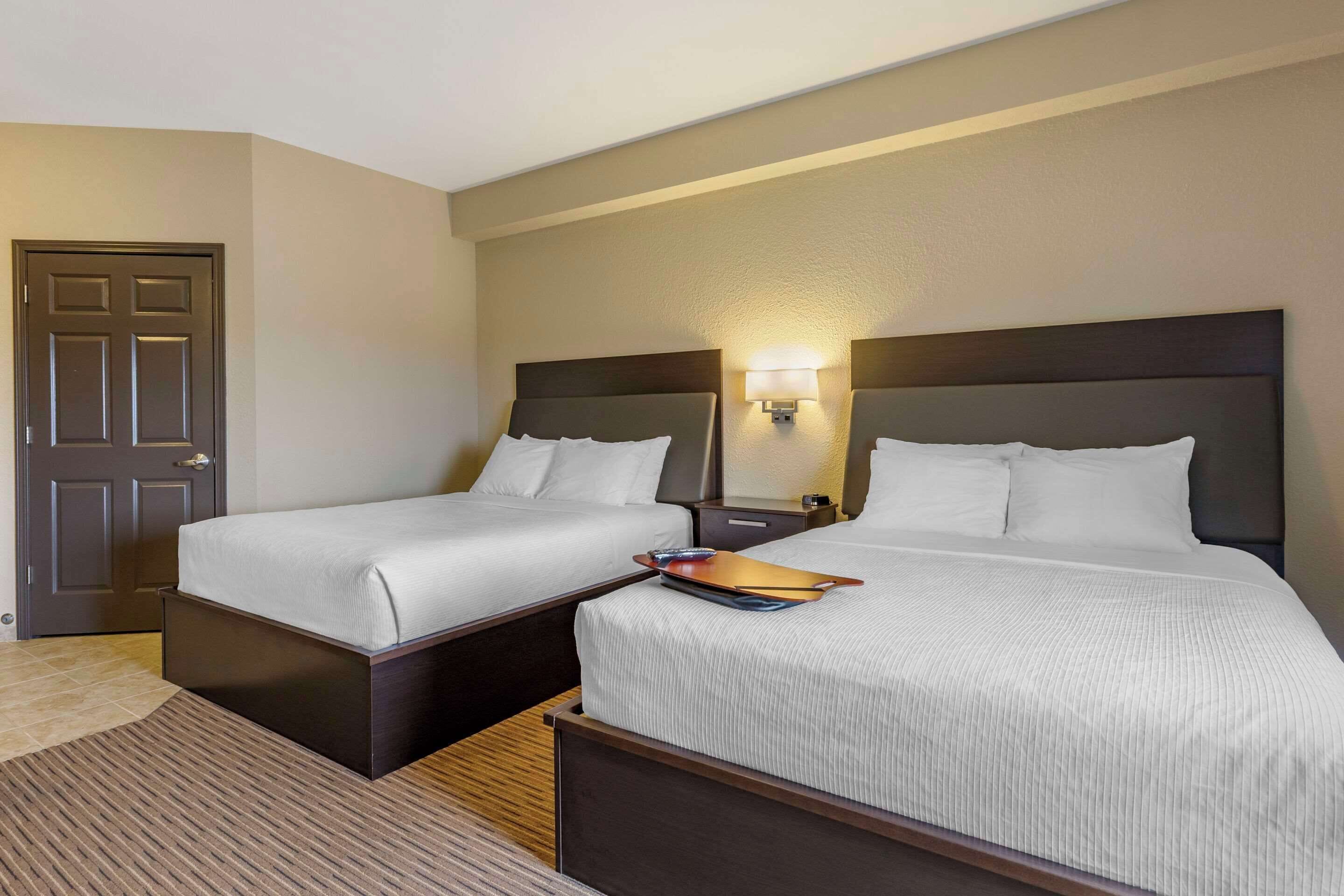 room, 2 queen beds, non smoking (efficiency) | desk, laptop workspace, blackout curtains, iron/ironing board