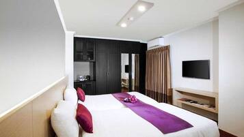 Suíte | Roupas de cama premium, escrivaninha, Wi-Fi de cortesia, roupa de cama