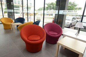 Zona de estar del vestíbulo