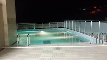 Indoor pool, outdoor pool