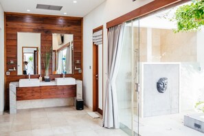 Villa, 1 Bedroom, Private Pool | Bathroom | Shower, free toiletries, slippers, towels - Kamil Villas (Seminyak)