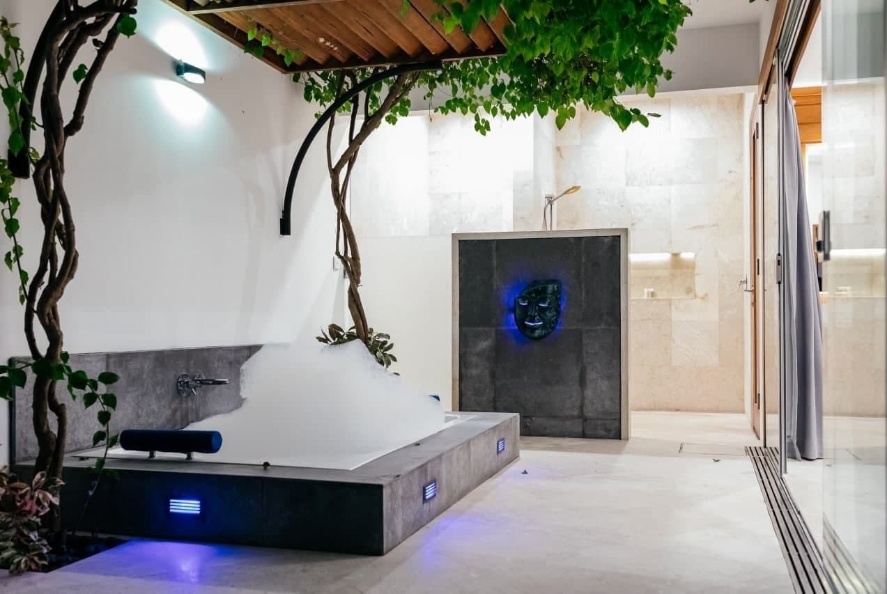 Villa, 1 Bedroom, Private Pool | Private spa tub
