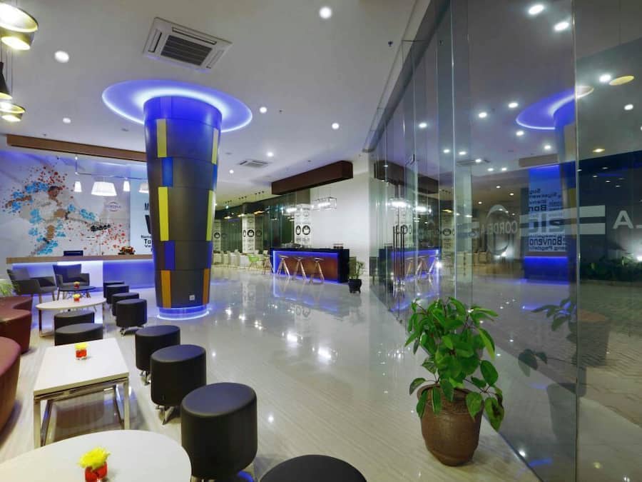 Sitteområde i lobbyen