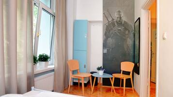 Basic Double Room, Shared Bathroom | Premium bedding