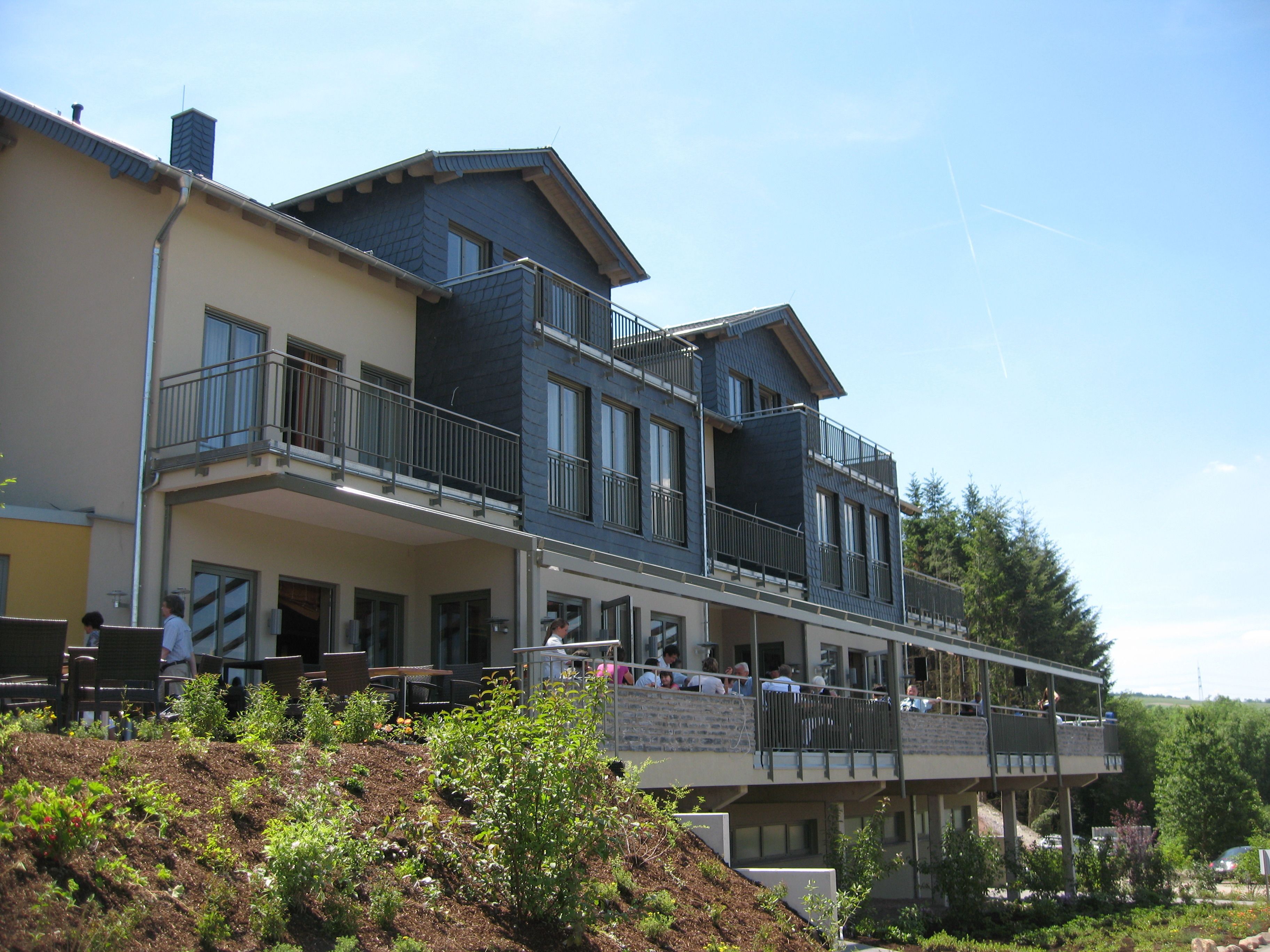 Voorkant van accommodatie