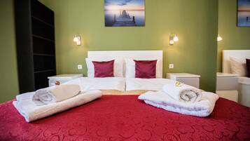 In-room safe, desk, laptop workspace, soundproofing