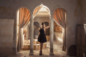 Konungleg svíta | Baðherbergi | Aðskilið baðker/sturta, djúpt baðker, regnsturtuhaus