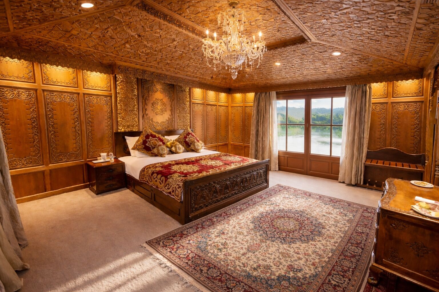 Emperor Lake View Suite | Egyptian cotton sheets, premium bedding, down comforters