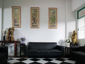 Sala de estar en el lobby
