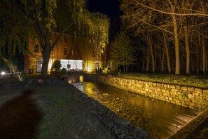 Front of property – evening/night