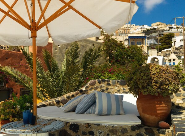 Casa tradicional, 1 llit doble (Blue) | Terrassa o pati