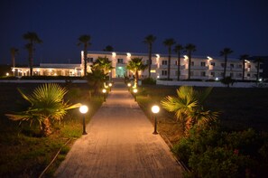 Front of property – evening/night
