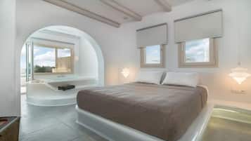 Luxury Villa With Private Hot Tub | Cadar kapas Mesir, peralatan tempat tidur premium