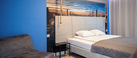 Leilighet, 1 soverom | 1 soverom, lydisolert, barnesenger og sengetøy