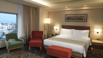 Ropa de cama de alta calidad y minibar