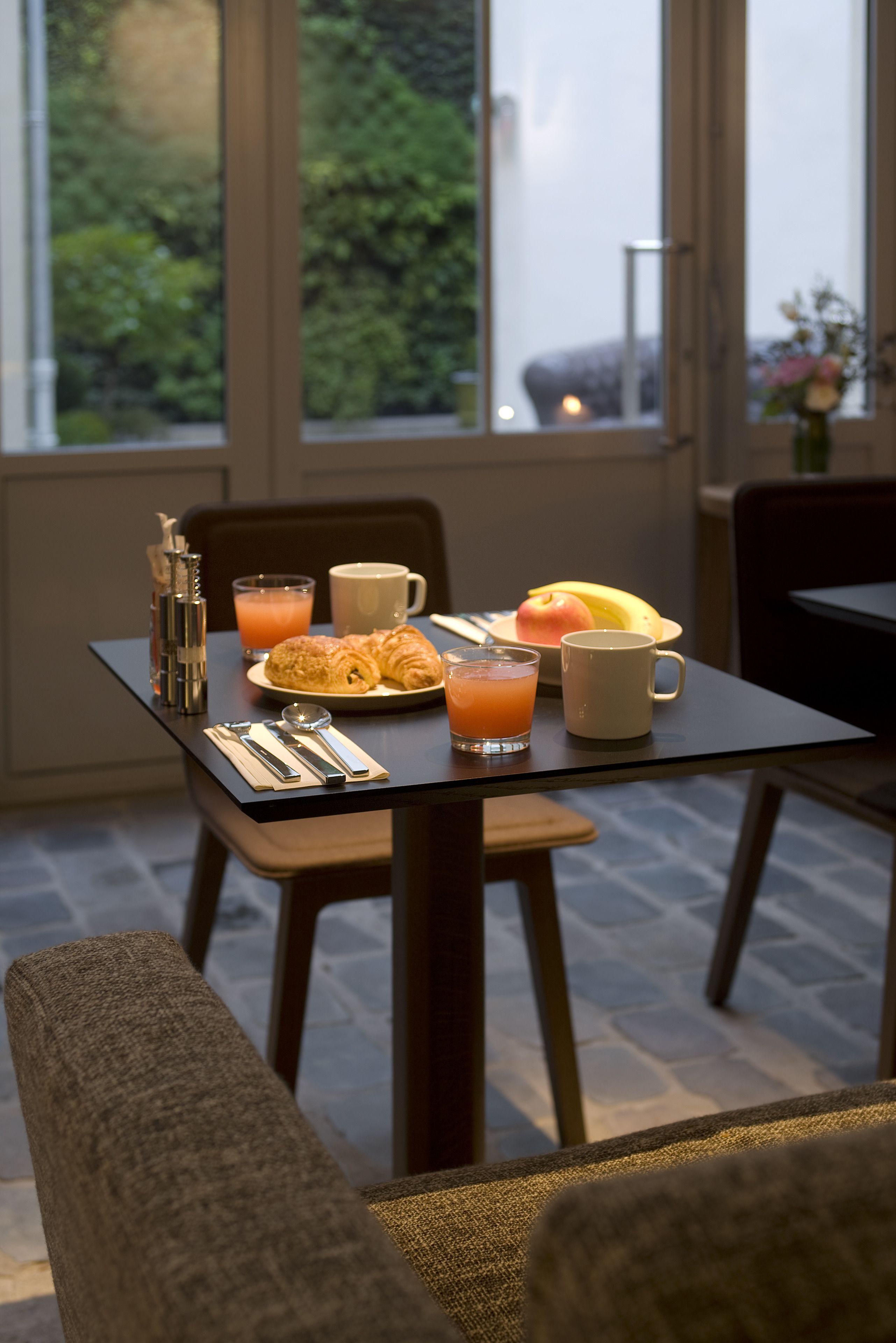 Daily buffet breakfast (EUR 23 per person)