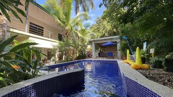 18-inch flat-screen TV with cable channels, TV