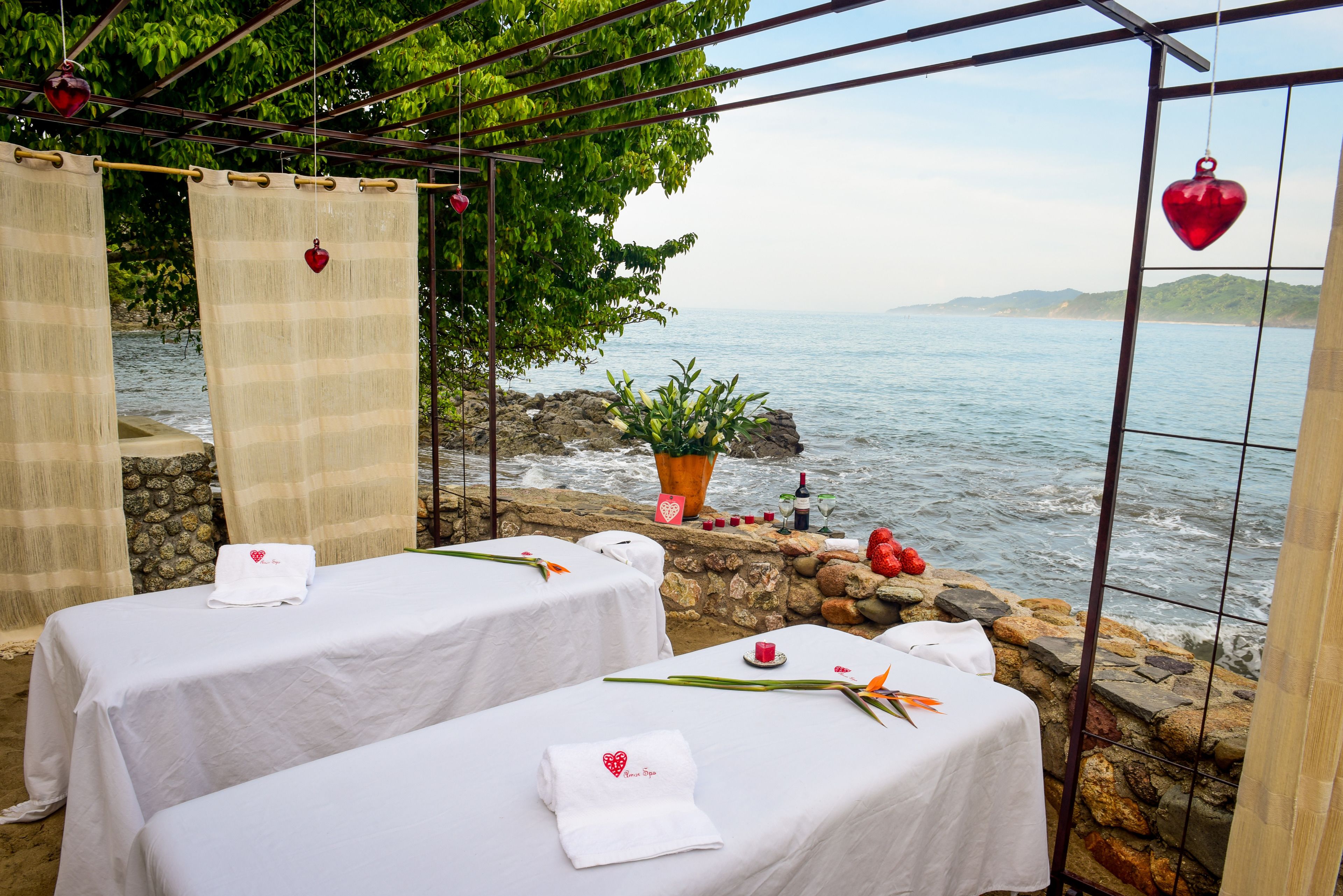 Body treatments, aromatherapy, body wraps, facials