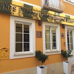 Fassade der Unterkunft