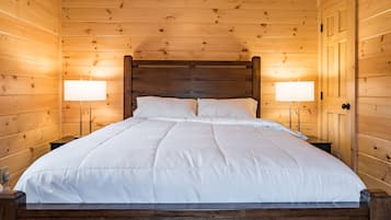 1 bedroom, premium bedding, down duvets, memory-foam beds