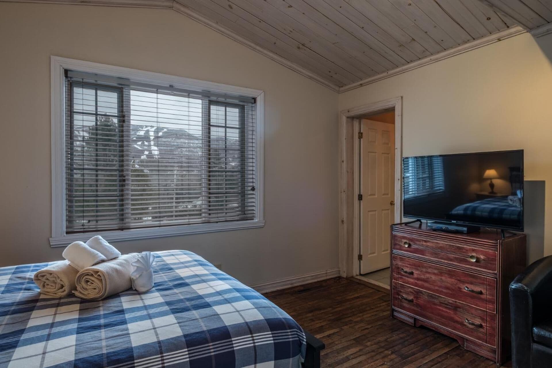 individually decorated, desk, blackout curtains, iron/ironing board