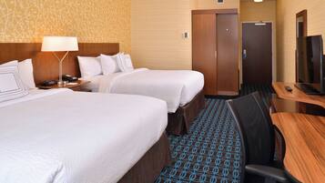 Seprai antialergi, brankas, meja kerja, dan ruang kerja ramah laptop